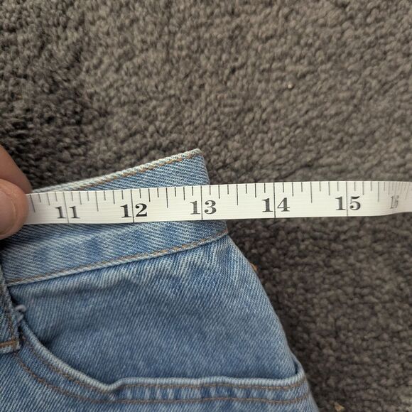 Vintage Xception Denim High Rise Cut Off Jean Shorts - Picture 8 of 8